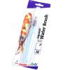 Pentel Arts Color Water Brush Box Set, Black/Gray/Sepia/Aquash (GFLFRHBP)(Medium)