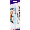 Pentel Arts Color Water Brush Box Set, Black/Gray/Sepia/Aquash (GFLFRHBP)(Fine)