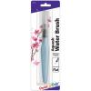 Pentel Arts Color Water Brush Box Set, Black/Gray/Sepia/Aquash (GFLFRHBP)(Flat Tip)