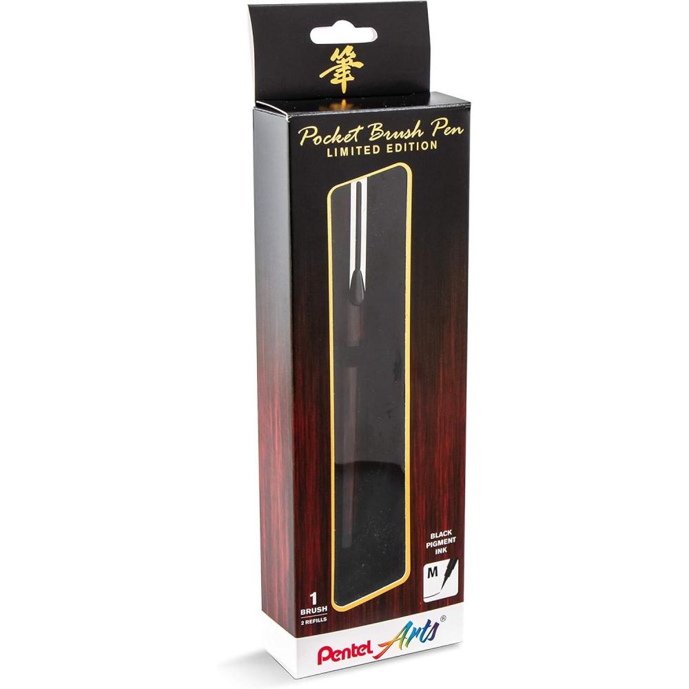 imagePentel Arts Limited Edition Pocket Brush Mahogany Wrap