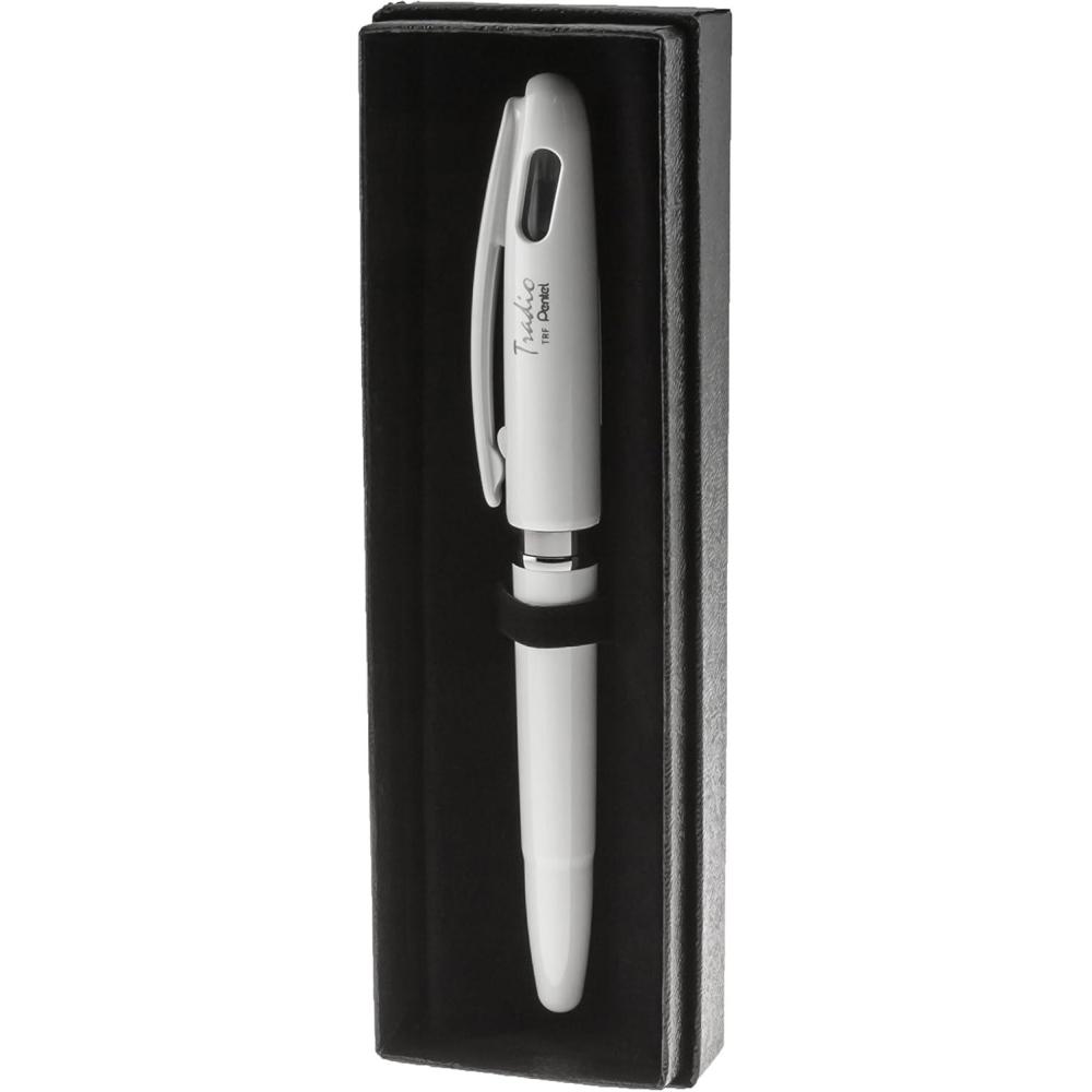 imagePentel Tradio Fountain Pen White Barrel Blue Ink Gift Boxed 1Pk TRF94WCWhite