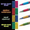 Pentel Arts Krazy Pop Iridescent Gel Pen, (1.0mm) Bold Line, Assorted Ink, Pack of 4 (K91PABP4M3)(Pen)