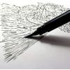 Pentel Arts Pocket Brush Pen, Includes 2 Black Ink Refills (GFKP3BPA)