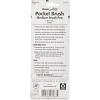 Pentel Arts Pocket Brush Pigment Ink Pen w/Refills – (1) Pocket Brush Pen, (2) Pigment Ink Refills – Sepia (GFKP3BPSP), Black