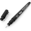 Pentel Arts Pointliner Drawing Pen, 0.1mm, Black Ink, Box of 12 Pens (S20P-1A)