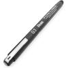 Pentel Arts Pointliner Drawing Pen, 0.1mm, Black Ink, Box of 12 Pens (S20P-1A)