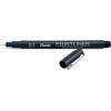 Pentel Arts Pointliner Drawing Pen, 5-Pack, Assorted Sizes, Black Ink (S20PBP5A)