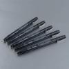 Pentel Arts Pointliner Drawing Pen, 5-Pack, Assorted Sizes, Black Ink (S20PBP5A)