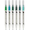 Pentel Arts Sign Pen Twin Brush, Pack of 6 Pens, Green Hues (SESW30CPC6-3)