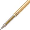 Pentel Arts Slicci 0.25 mm Extra Fine Gel Pen, Black Ink, 1 Pack (BG202BPA)(Gold)