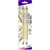 Pentel Arts Slicci 0.25 mm Extra Fine Gel Pen, Black Ink, 1 Pack (BG202BPA)(Gold)