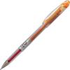Pentel Arts Slicci 0.25 mm Extra Fine Gel Pen, Black Ink, 1 Pack (BG202BPA)(Orange)