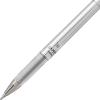 Pentel Arts Slicci 0.25 mm Extra Fine Gel Pen, Black Ink, 1 Pack (BG202BPA)(Silver)