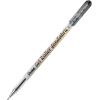 Pentel Gel Roller for Fabric, 1.0mm, Bold Lines, Permanent, Black Ink, Box of 12 (BN15-A)(Black)
