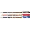Pentel Gel Roller for Fabric, 1.0mm, Bold Lines, Permanent, Black Ink, Box of 12 (BN15-A)(Blue)