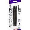 Pentel Arts Color Brush Refills, Black Ink, Pack of 2 (FR101BP2A)