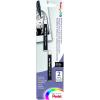 Pentel Arts Pocket Brush Refills, Black Ink 2-Pk Carded (FP10BP2A)