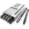 Pentel Arts Pointliner Drawing Pen, 0.1mm, Black Ink, Box of 12 Pens (S20P-1A)
