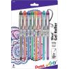 Pentel Arts Slicci 0.25 mm Extra Fine Gel Pen, Black Ink, 1 Pack (BG202BPA)(Assorted)