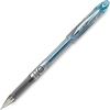 Pentel Arts Slicci 0.25 mm Extra Fine Gel Pen, Black Ink, 1 Pack (BG202BPA)(Sky Blue)