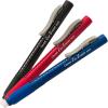 Pentel Clic Retractable Eraser with Grip, 3 Pack(Black/Red/Blue)