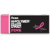 Pentel Hi-Polymer Pink Block Eraser, 10-Ct Box – BCRF Pink Ribbon (ZEH10PC10-BC)