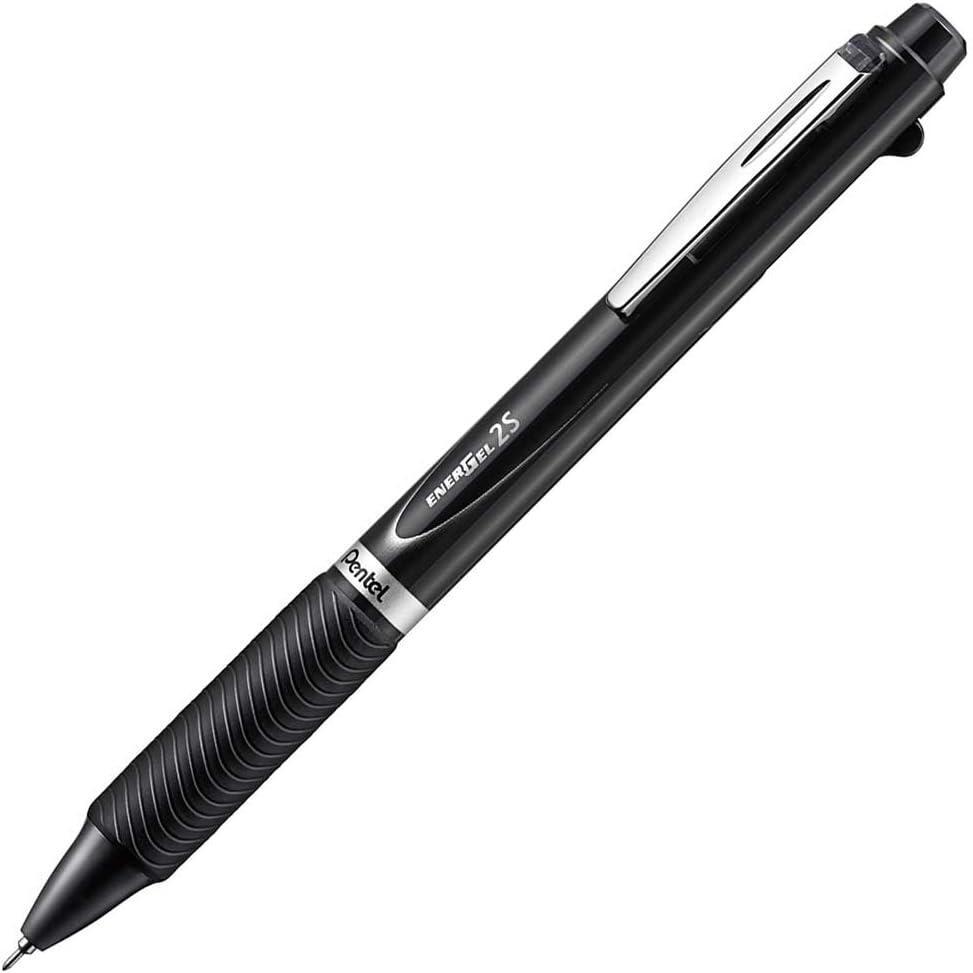 imagePentel MultiPen Energel Needle Ballpoint Pen Ink  05mm Mechanical Pencil BlackRed XBLW355CBlack