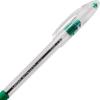 Pentel BK90C R.S.V.P. Stick Ballpoint Pen, .7mm, Trans Barrel, Blue Ink, Dozen(Green)