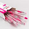 Pentel BK90C R.S.V.P. Stick Ballpoint Pen, .7mm, Trans Barrel, Blue Ink, Dozen(Pink)