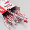 Pentel BK90C R.S.V.P. Stick Ballpoint Pen, .7mm, Trans Barrel, Blue Ink, Dozen(Red)