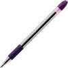 Pentel BK90C R.S.V.P. Stick Ballpoint Pen, .7mm, Trans Barrel, Blue Ink, Dozen(Violet)