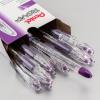 Pentel BK90C R.S.V.P. Stick Ballpoint Pen, .7mm, Trans Barrel, Blue Ink, Dozen(Violet)