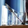 Pentel BK90C R.S.V.P. Stick Ballpoint Pen, .7mm, Trans Barrel, Blue Ink, Dozen(Violet)