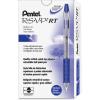 Pentel BK93C R.S.V.P. RT Retractable Ballpoint Pen, 1mm, Clear Barrel, Blue Ink, Dozen