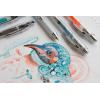 Pentel EnerGel Ink Ballpoint Pen, 0.02 inches (0.5 mm), 5 Colors(5-color)