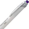 Pentel Glidewrite Signature Ballpoint Pen Black Barrel, (1.0mm) Medium Line, Black Ink, 12 Pens (BX930A-A)(Purple)