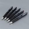 Pentel Glidewrite Signature Ballpoint Pen Black Barrel, (1.0mm) Medium Line, Black Ink, 12 Pens (BX930A-A)(Red)