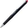 Pentel Glidewrite Signature Ballpoint Pen Black Barrel, (1.0mm) Medium Line, Black Ink, 12 Pens (BX930A-A)(Red)