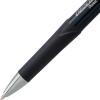 Pentel Glidewrite Signature Ballpoint Pen Black Barrel, (1.0mm) Medium Line, Black Ink, 12 Pens (BX930A-A)(Red)