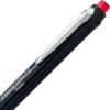 Pentel Glidewrite Signature Ballpoint Pen Black Barrel, (1.0mm) Medium Line, Black Ink, 12 Pens (BX930A-A)(Red)