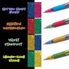 Pentel Krazy Pop Iridescent Gel Pen, (1.0mm) Bold line, Blue & Gold Ink (K91-DXC)