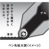 Pentel Multi-Pen Energel, Needle Ballpoint Pen Ink + 0.5mm Mechanical Pencil, Black/Red (XBLW355C)(Black)