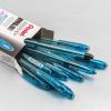 Pentel RSVP Razzle-Dazzle Ballpoint Pen, (1.0mm) Medium Line, Black Barrel, Black Ink, Box of 12 (BK91RDA-A)(Blue Barrel)