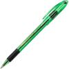 Pentel RSVP Razzle-Dazzle Ballpoint Pen, (1.0mm) Medium Line, Black Barrel, Black Ink, Box of 12 (BK91RDA-A)(Green Barrel)