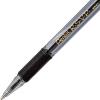 Pentel RSVP Razzle-Dazzle Ballpoint Pen, (1.0mm) Medium Line, Black Barrel, Black Ink, Box of 12 (BK91RDA-A)(Smokey Gray Barrel)