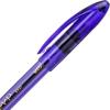 Pentel RSVP Razzle-Dazzle Ballpoint Pen, (1.0mm) Medium Line, Black Barrel, Black Ink, Box of 12 (BK91RDA-A)(Violet Barrel)