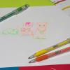 Pentel Solar Pop Neon Gel Pen, (0.6mm) Medium Line, Lime green Ink – K96-K(Orange)