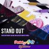 Pentel Sparkle Pop Metallic Gel Pen, (1.0mm) Bold Line, Blue/Green Ink, Box of 12 Pens (K91-DC)(Purple)