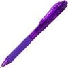 Pentel Wow! Retractable Ballpoint Pen, (1.0mm) Medium Line, Violet Ink, Box of 12 (BK440-V)