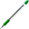 Pentel of America, Ltd BK91D Ballpoint Pen, Medium Point, Green Ink/Clear Barrel